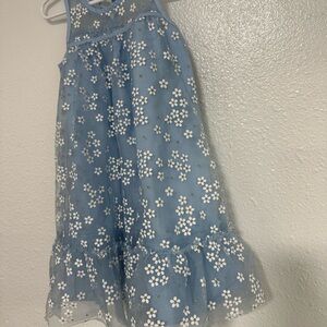 Catherine Malandrino Light Blue Floral Dress